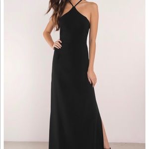 Tobi Long Black Dress NWT